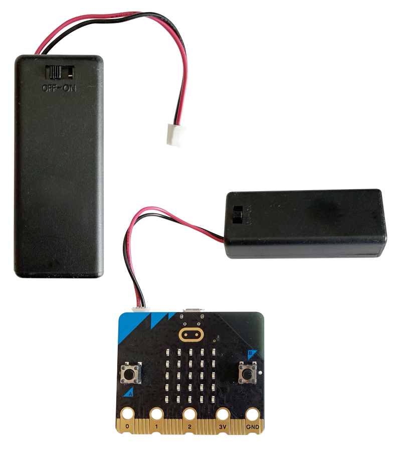 スイッチ付き電池ボックス